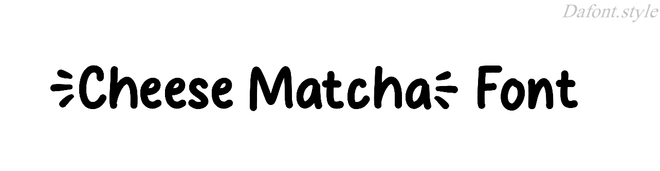 Cheese Matcha Font free