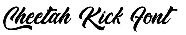 Cheetah Kick Font Free