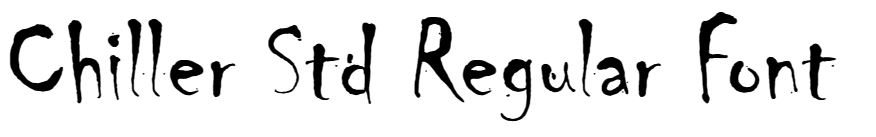 Chiller Std Regular Font free