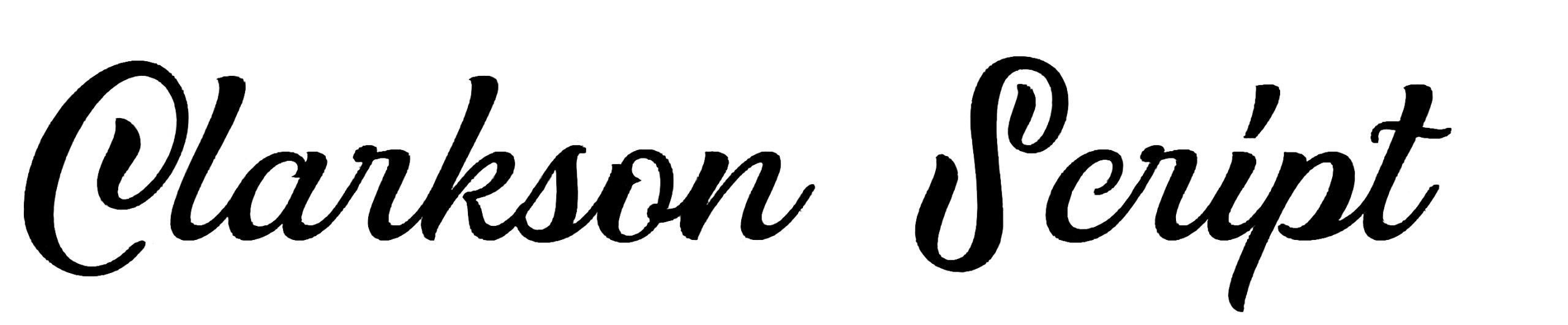 Clarkson Script font Free