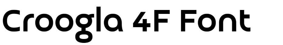 Croogla 4F Font free