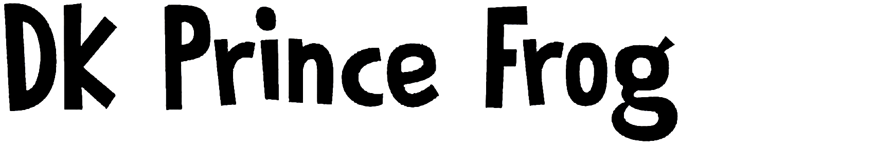 DK Prince Frog font Free