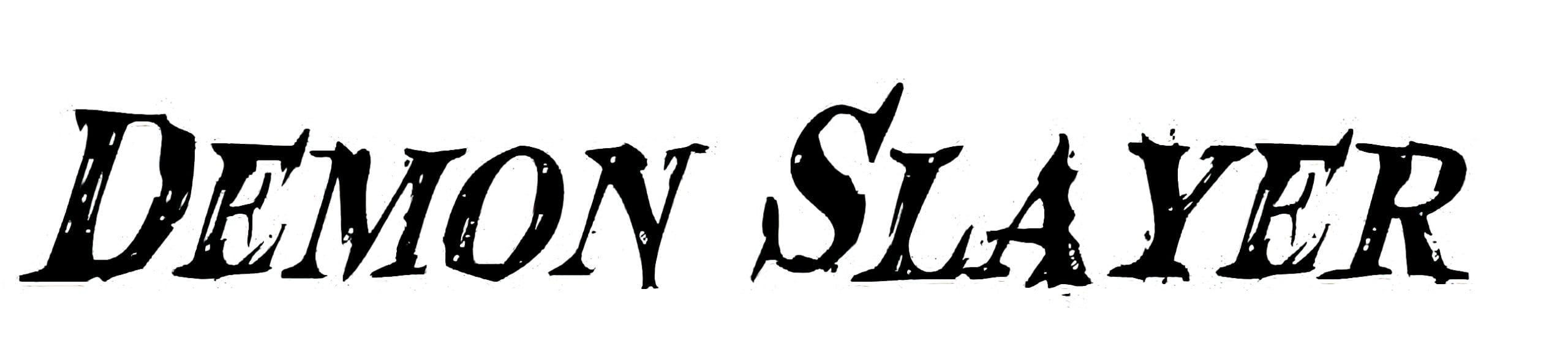 Demon Slayer font Free