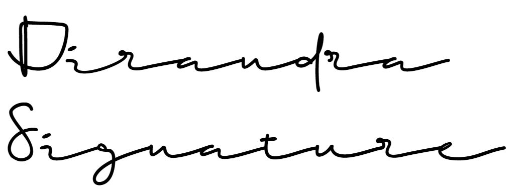 Dirandra Signature font free