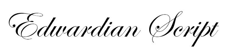 Edwardian Script Font Free
