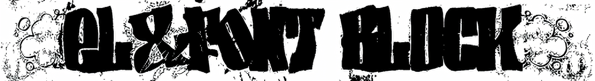 El & Font Block Font | DafontStyle