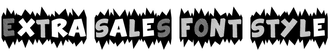 Extra Sales Font free