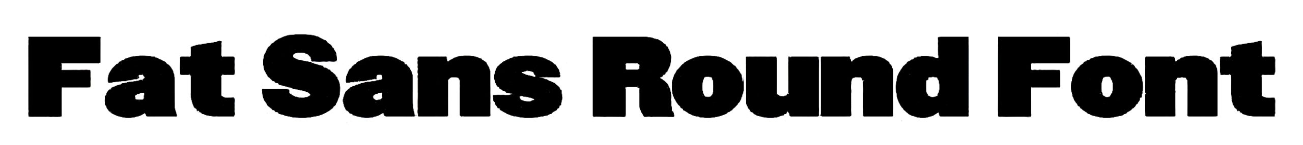 Fat Sans Round Font free