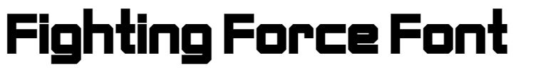 Fighting Force Font free