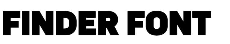 Finder Font free