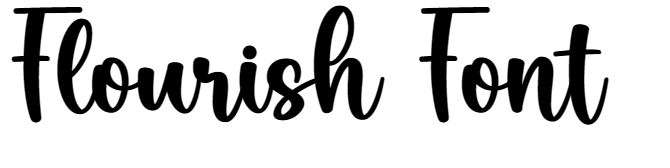 Flourish Font free