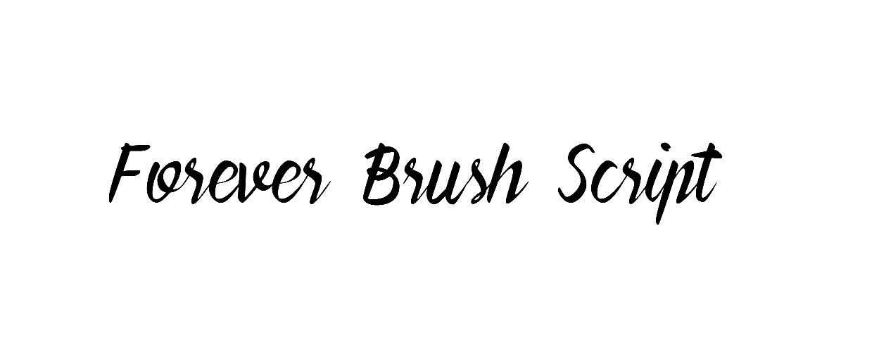 Forever Brush Script font free download