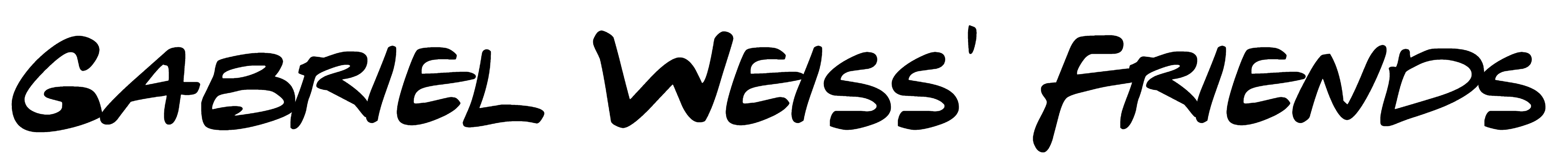 Gabriel Weiss Friends Font Free