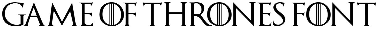 Game Of Thrones Font free