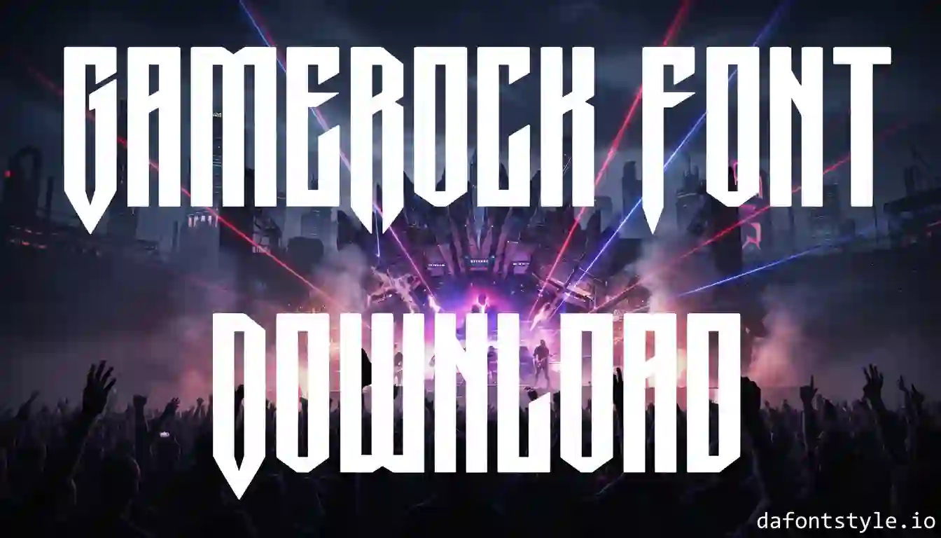 GameRock Font Download
