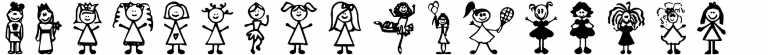 Girl Characters font Free