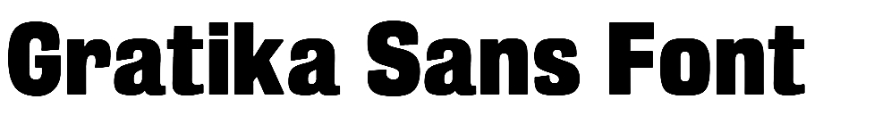 Gratika Sans Font free
