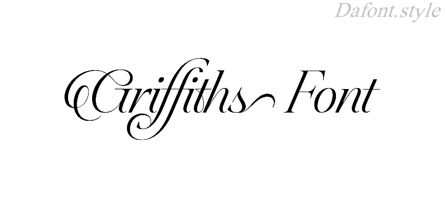 Griffiths Font free