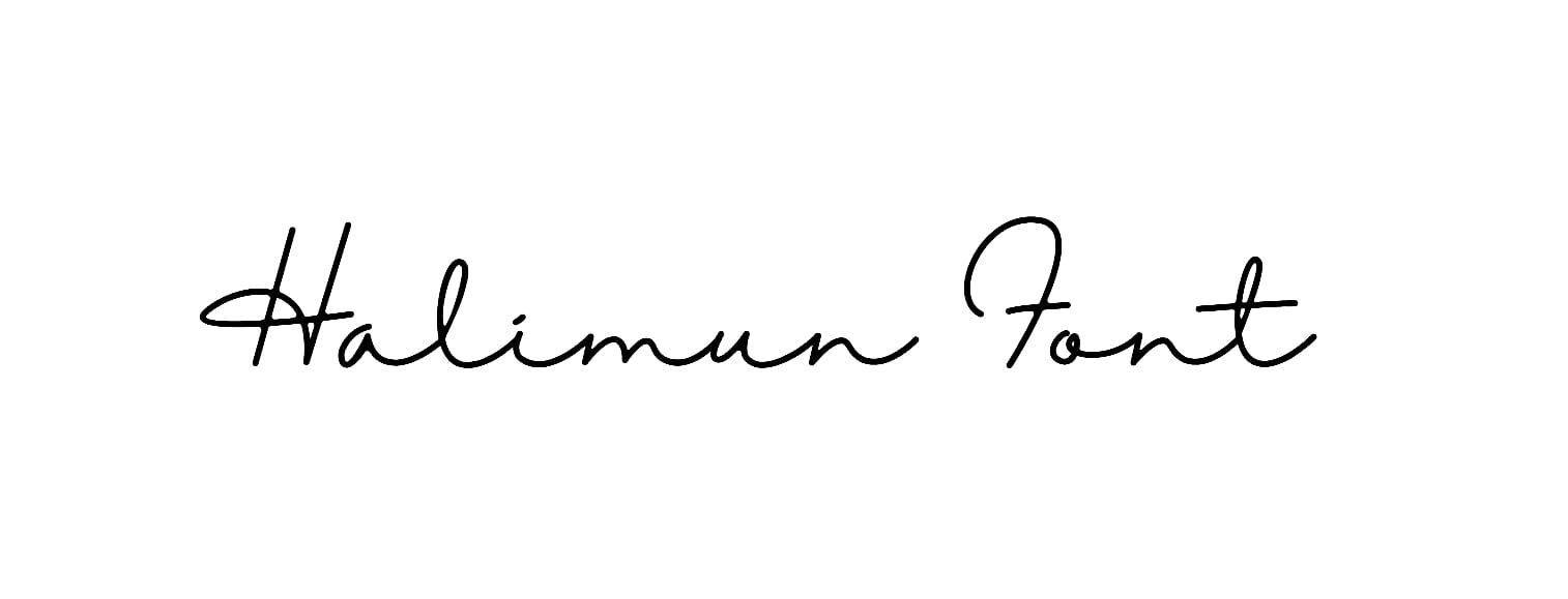 Halimun Font Free
