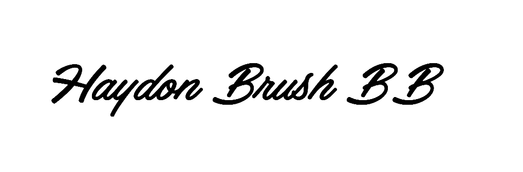 Haydon Brush BB font free