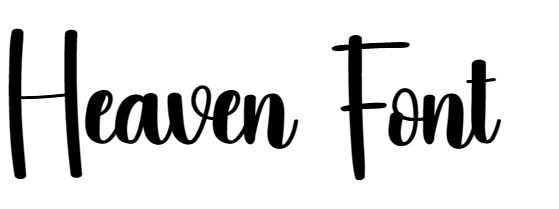 Heaven Font Free