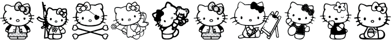 Hello Kitty Font Free