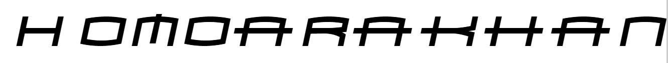 Homoarakhan font free