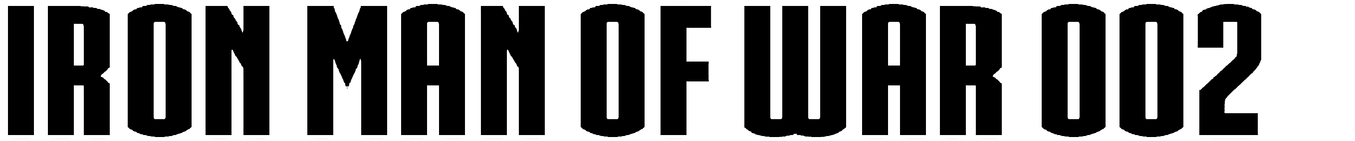 Iron Man Of War 002 NCV Font free