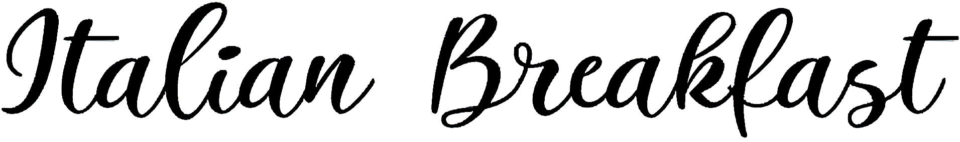 Italian Breakfast font free