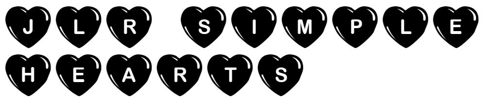 JLR Simple Hearts font free