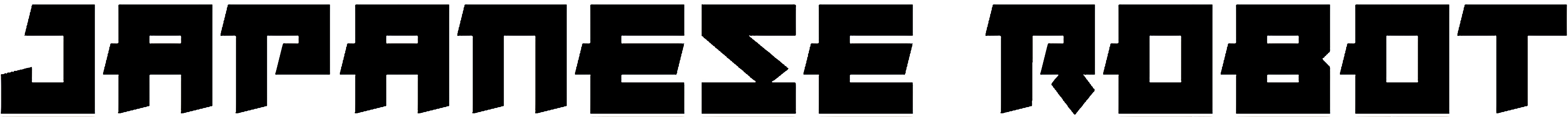 Japanese Robot Font Free