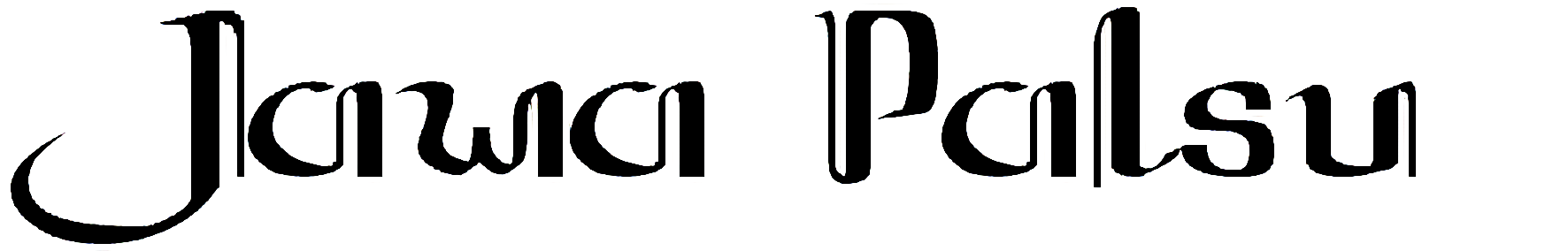 Jawa Palsu Font free