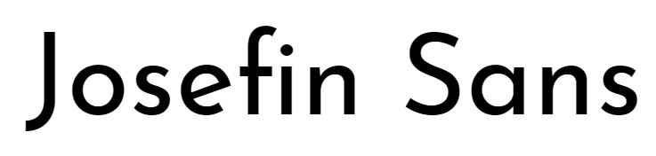 Josefin Sans Font Free, Josephine sans