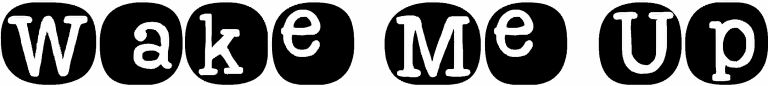 KG Wake Me Up font Free