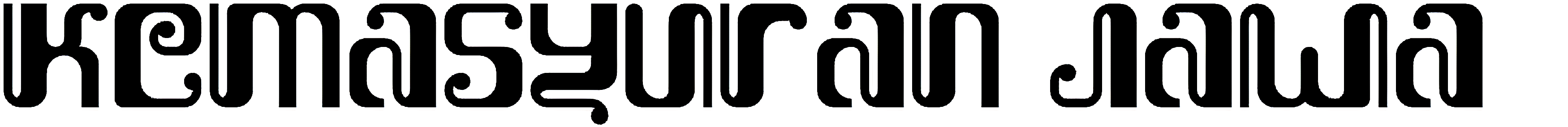 Kemasyuran Jawa font free