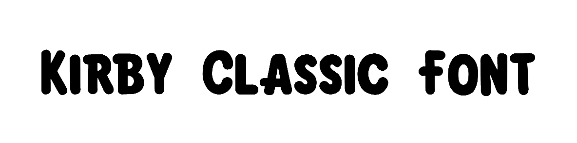 Kirby Classic Font free download