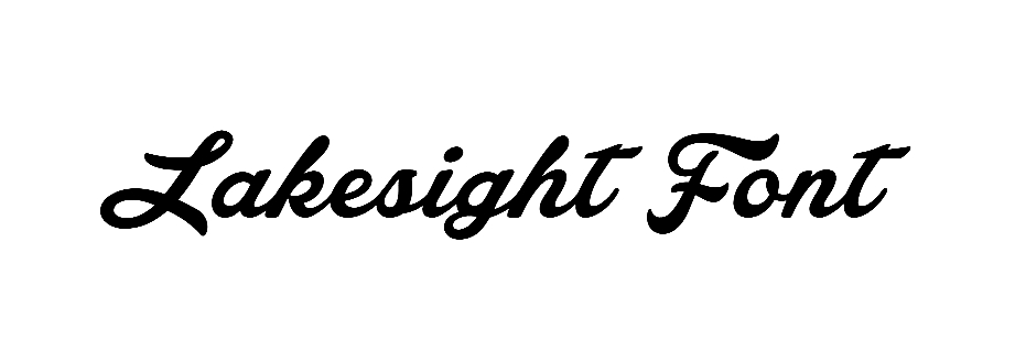Lakesight Font free download