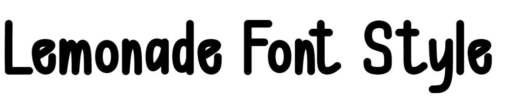 Lemonade Font free