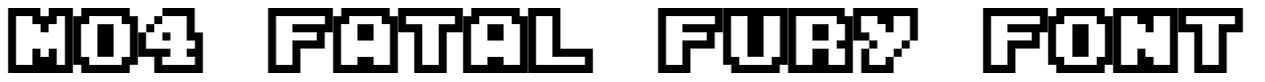 M04 Fatal Fury Font free