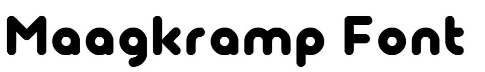 Maagkramp Font free