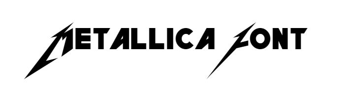 Metallica Font Free