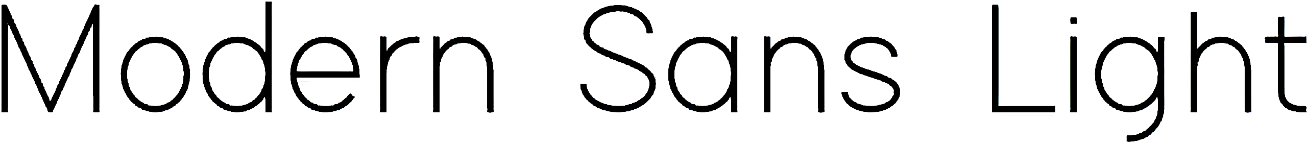 Modern Sans font free
