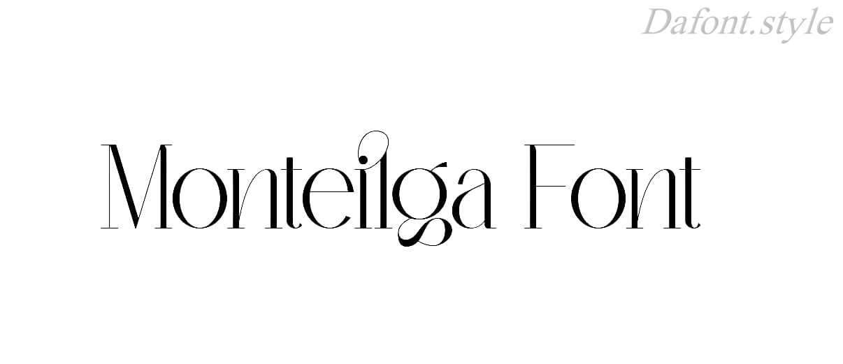 Monteilga Font free