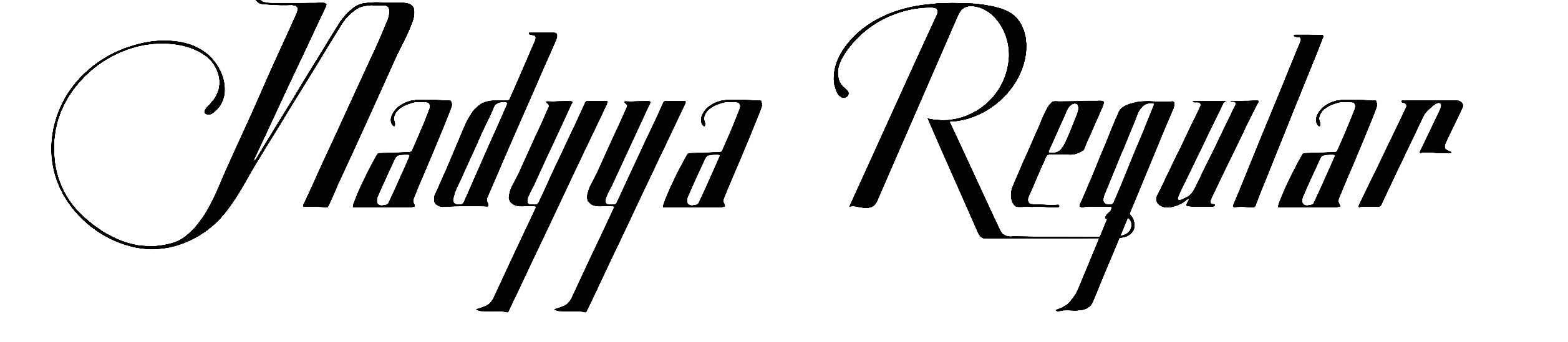 Nadyya Regular Font Free