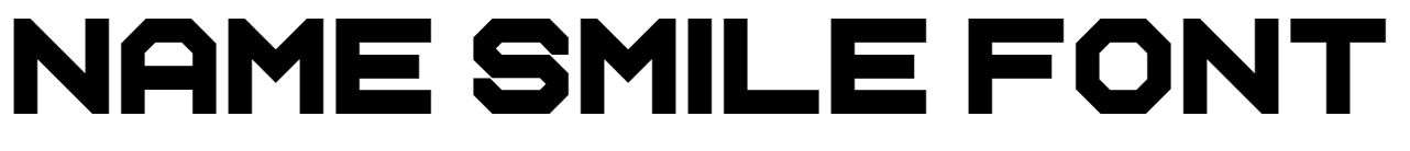 Name Smile Font free