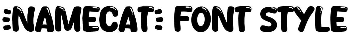 Namecat Font Free