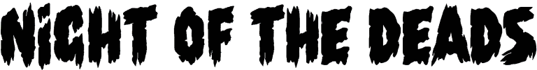 Night of the Deads font Free