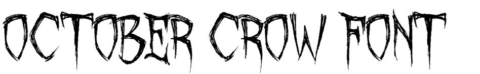 October Crow Font Free