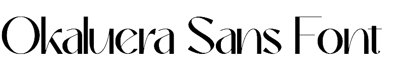 Okaluera Sans Font free