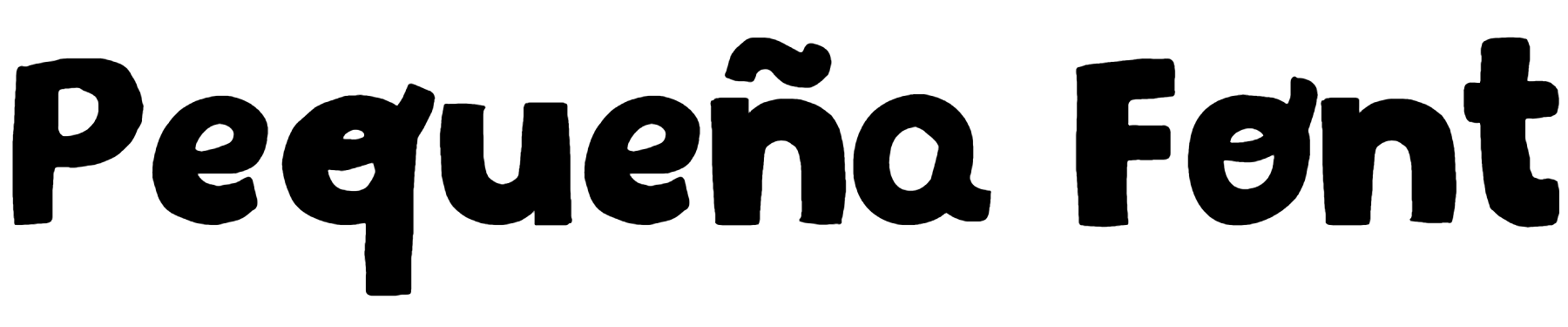 Pequeña Font free